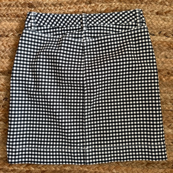 Talbots Size 2 Petite Black & White Gingham Skirt - Picture 5 of 6